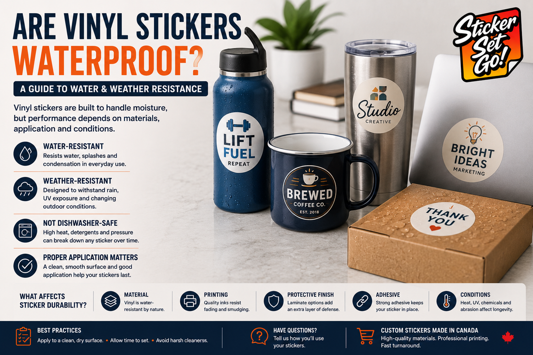 Are Vinyl Stickers Waterproof? A Guide to Water & Weather Resistance
