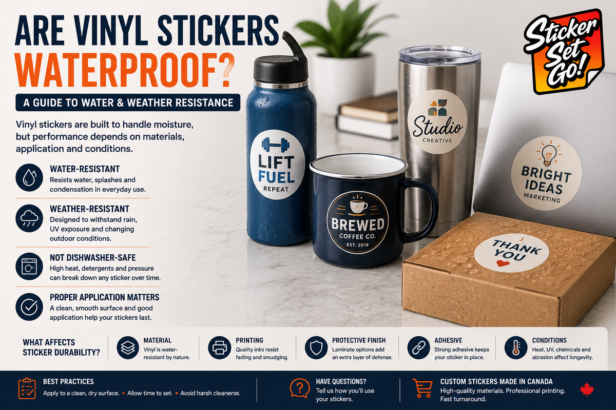 Are Vinyl Stickers Waterproof? A Guide to Water & Weather Resistance