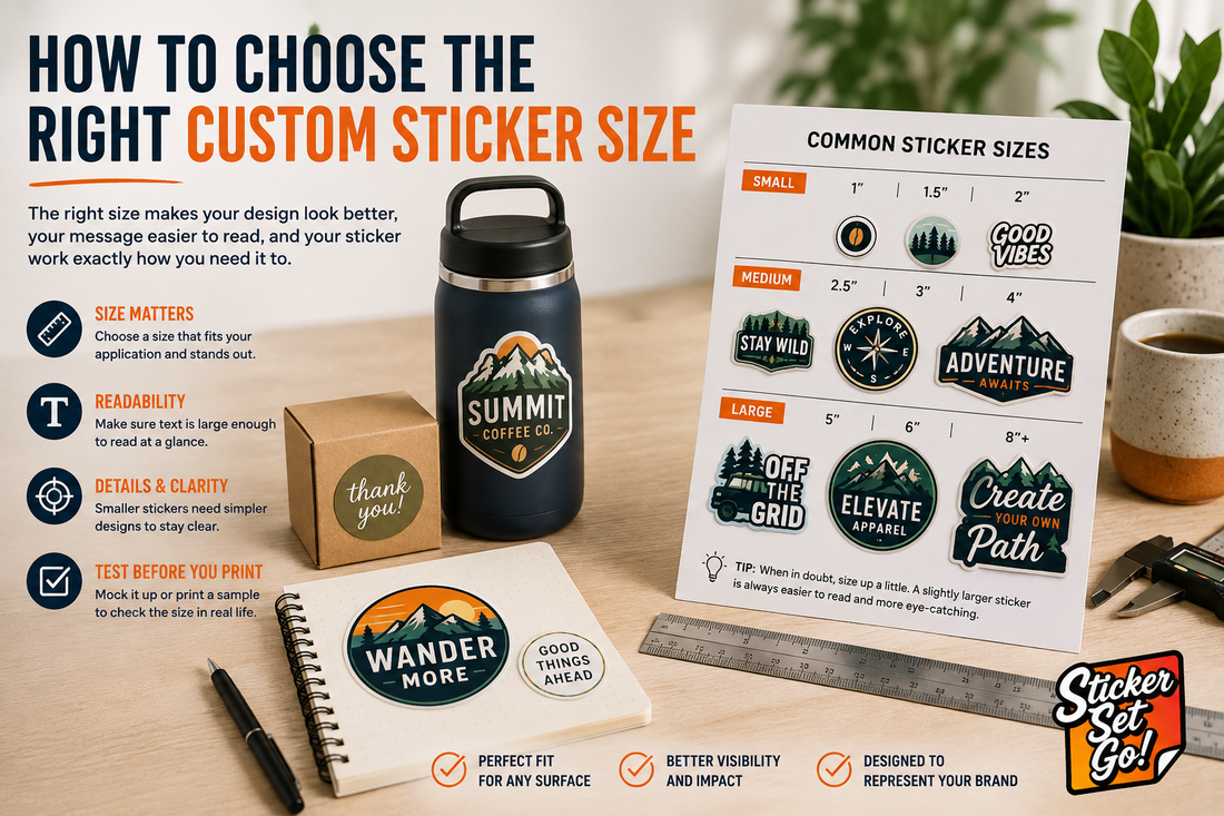 How to Choose the Right Custom Sticker Size