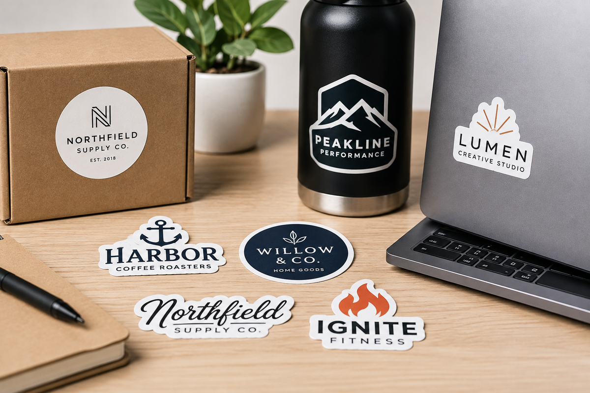 Custom Logo Stickers for Business: How to Turn Your Logo Into a Great Sticker
