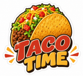 Taco Time Die-Cut Sticker