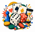 Games Mosaic Die-Cut Sticker