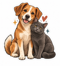 Best Friends Die-Cut Sticker