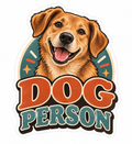 Dog Person Die-Cut Sticker