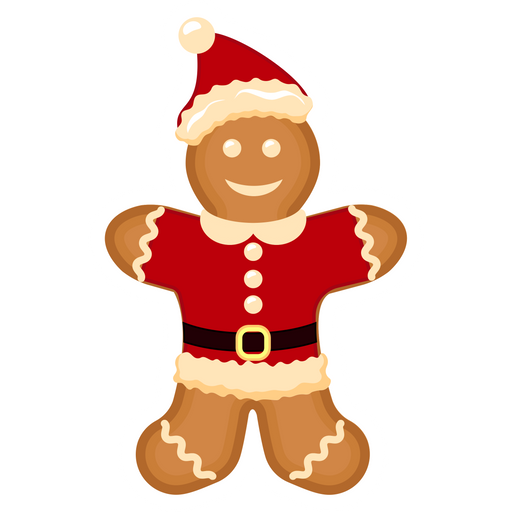 Gingerbread Person Die-Cut Sticker