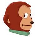 Awkward Monkey Meme Die-Cut Sticker