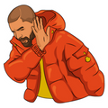 Drake Meme Die-Cut Sticker